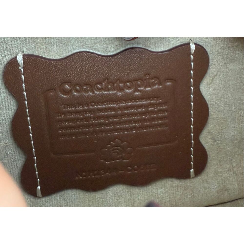 COACH CO662 Mini Ergo Bag Crossbody BLACK Coachtopia Leather - Picture 5 of 9